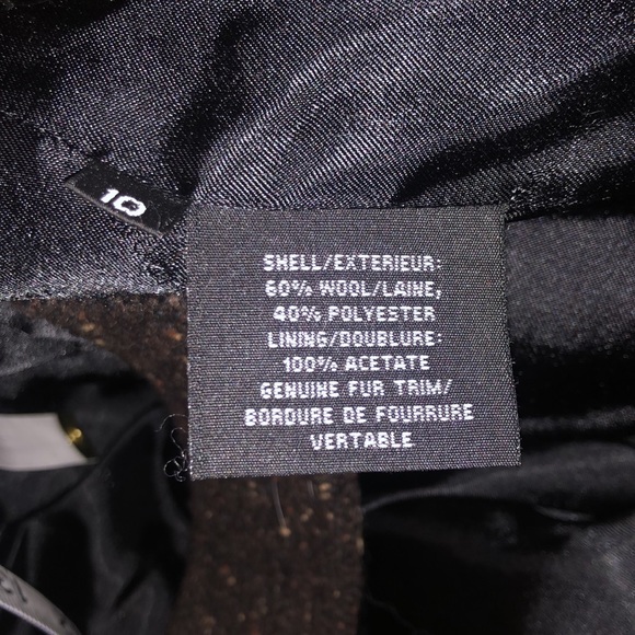 Brown Tweed Peacoat• Dana Buchanan - Picture 13 of 13